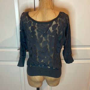 American Eagle lace back shirt